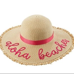 Straw Beach Hat - image 1